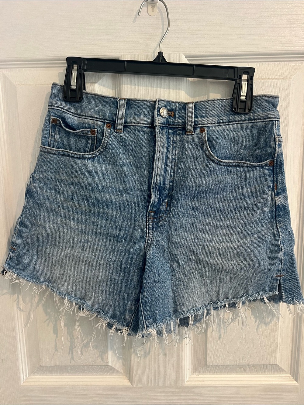 Madewell Light Blue The Perfect Mid-Length Jean (Denim) Shorts